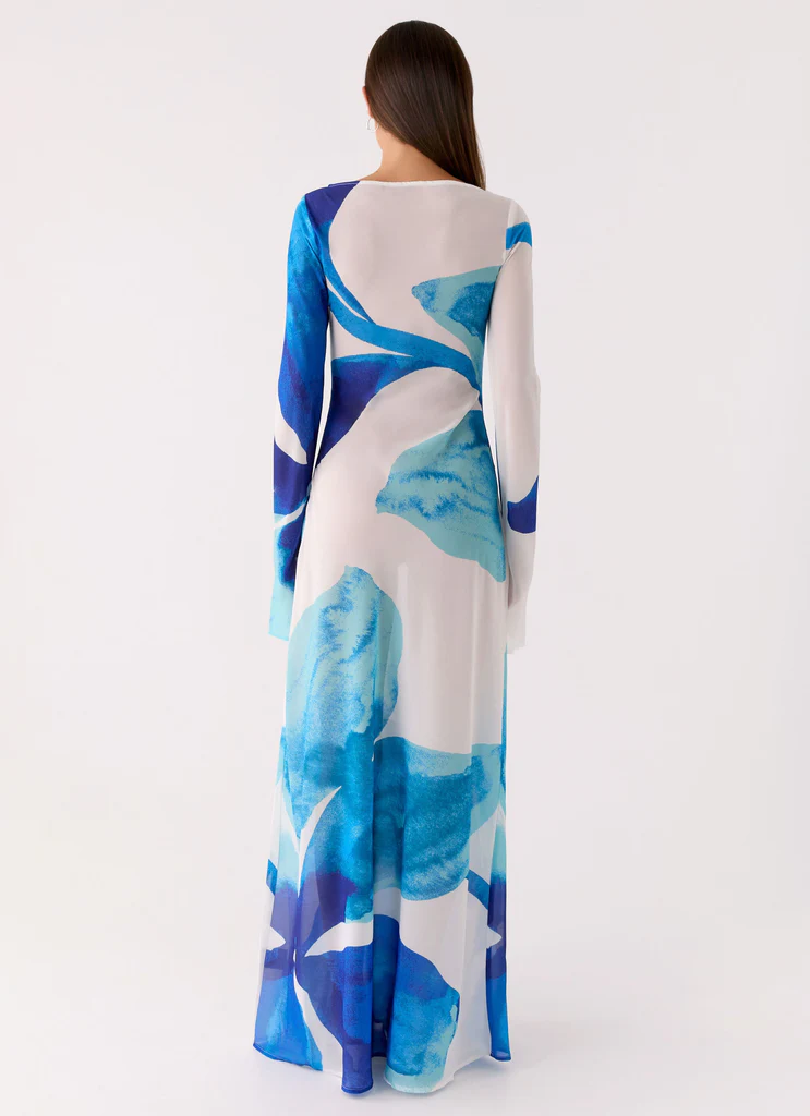 Robe Maxi Lorde - Cerulean Bloom