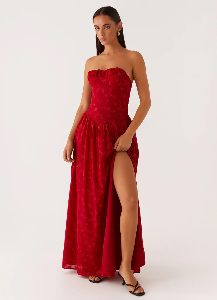 Robe Maxi Adira - Rouge