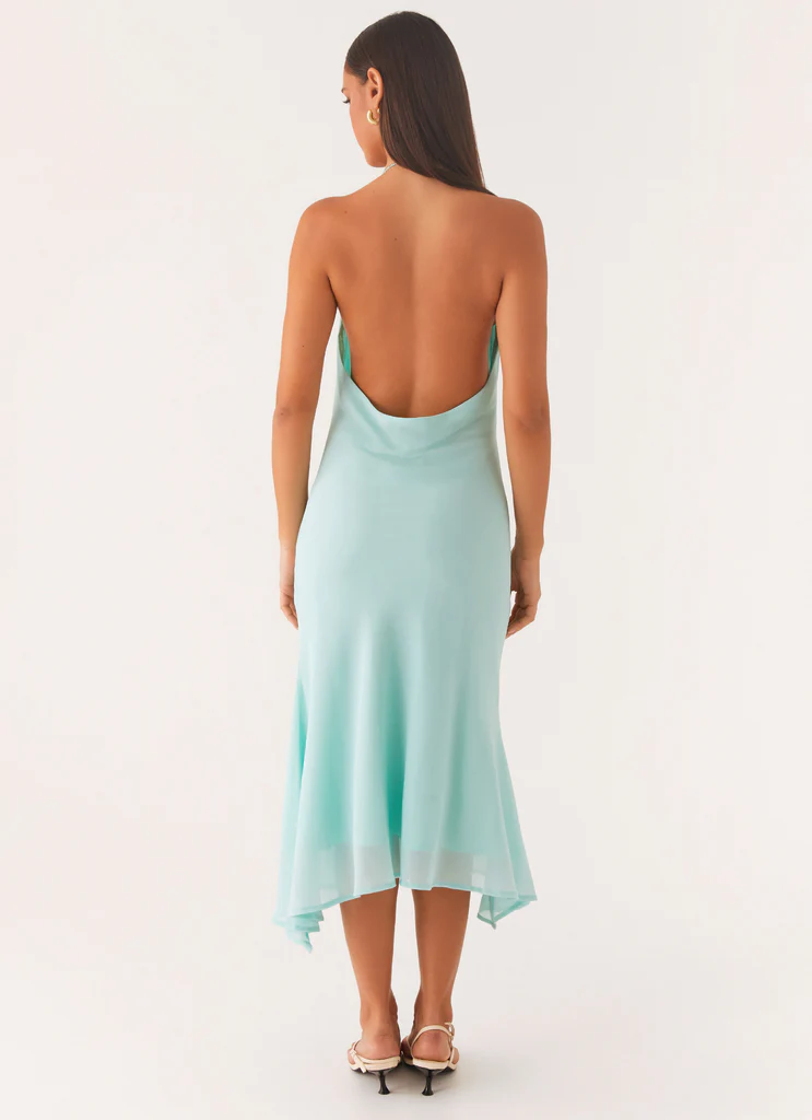 Robe Midi Deep Dive - Bleu Pâle
