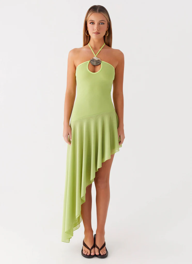 Robe Maxi Avigalle - Vert lime