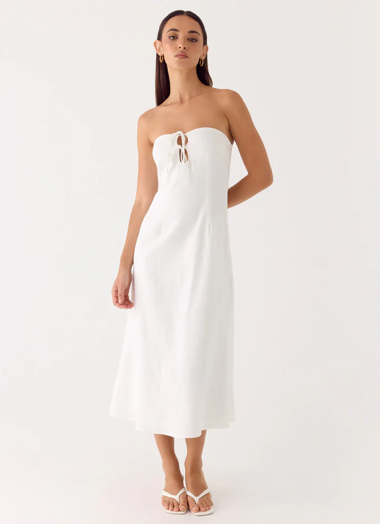 Robe Midi Sun Searching - Blanc