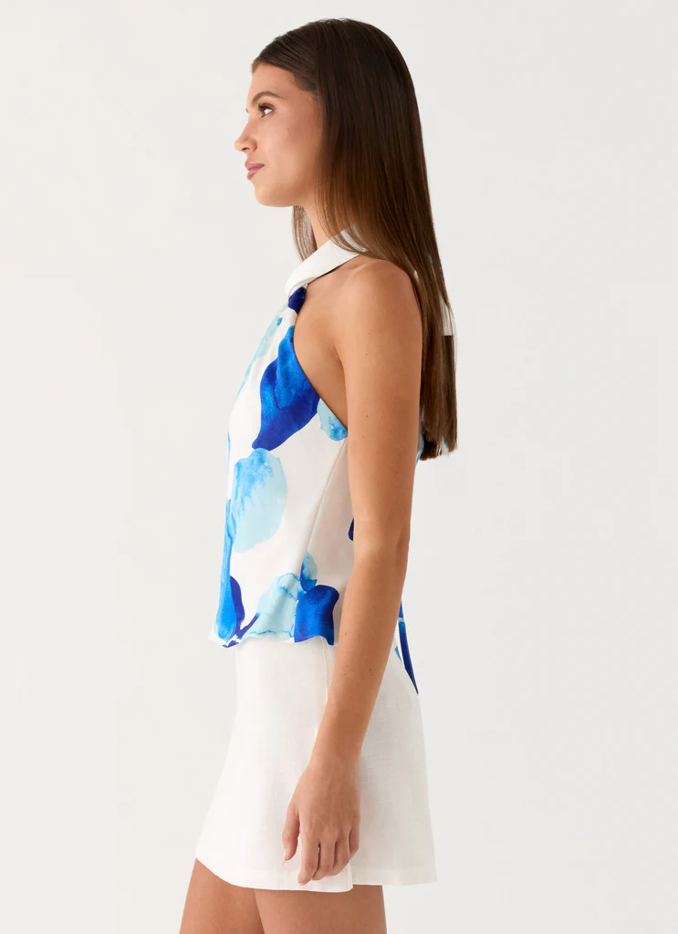 Top écharpe Maddox - Cerulean Bloom