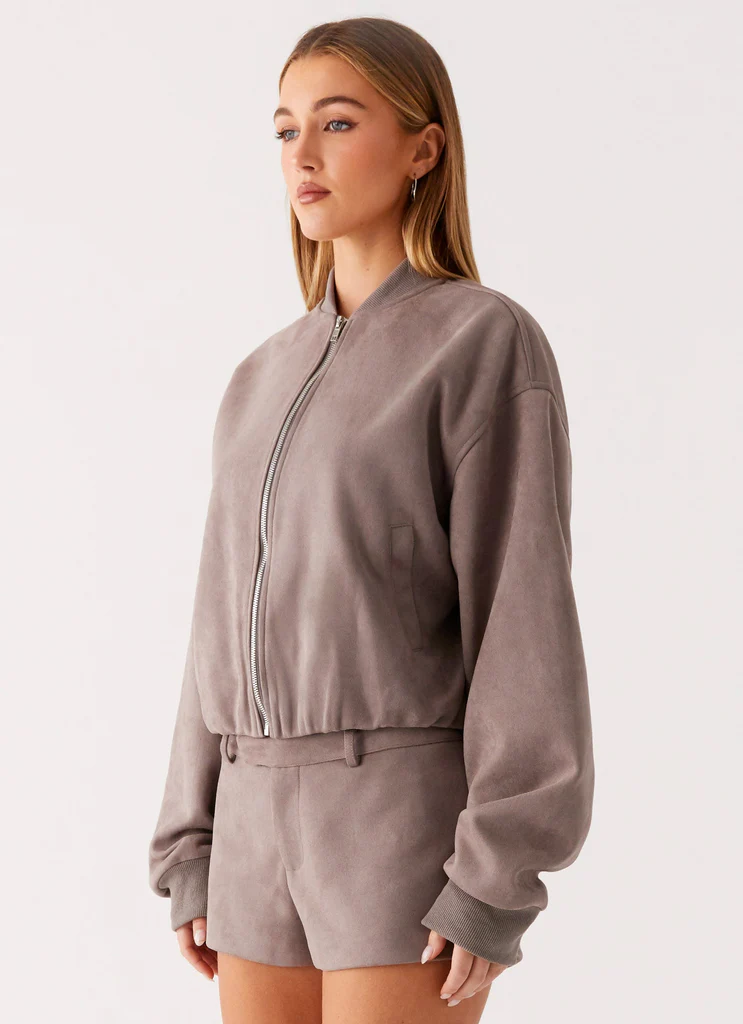 Veste bomber Thats Chill - Gris