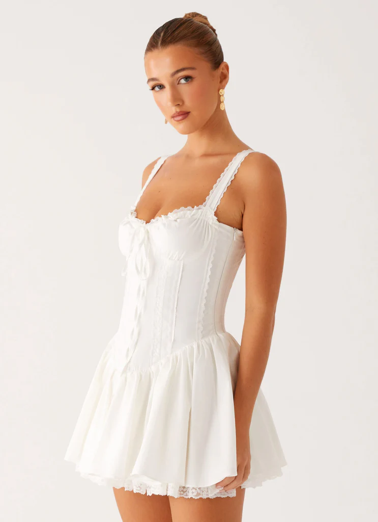 Robe Mini Lacie – Blanc Robe Mini Lacie - Blanc