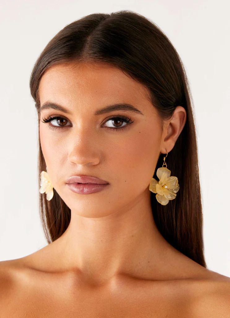 Boucles d'oreilles Mona - Ivoire