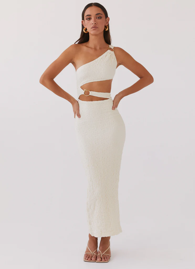 Robe Maxi North Haven - Ondes ivoire