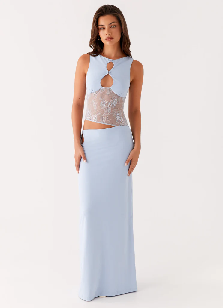 Robe maxi Prophecy - Bleu