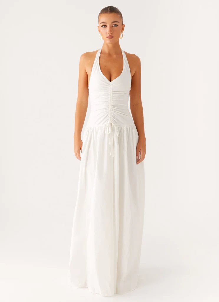 Robe maxi Narnie - Ivoire