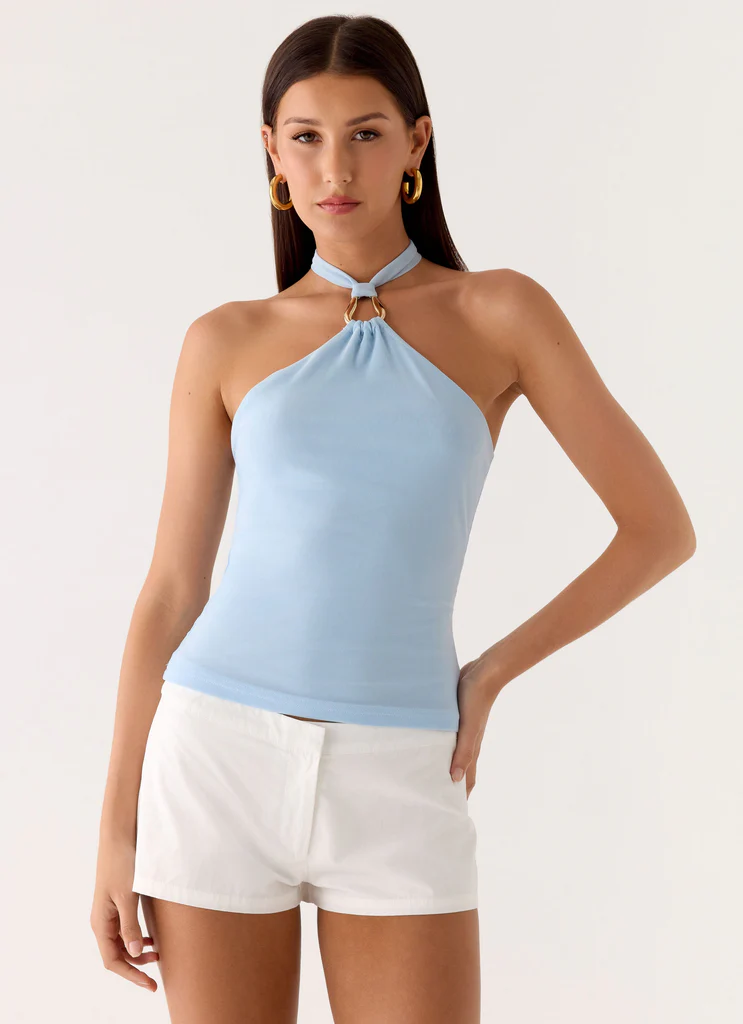 Henrietta Top - Bleu