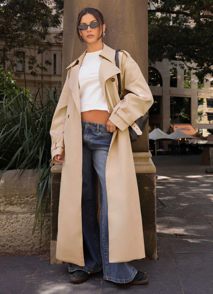 Manteau trench Jackie - Tan