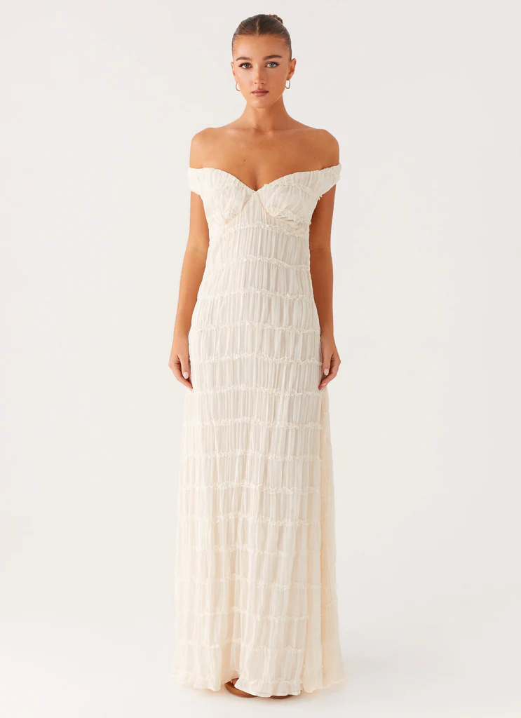 Robe maxi Embrace - Ivoire