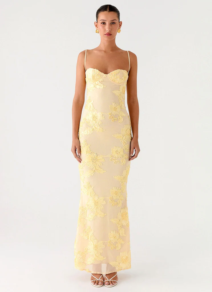 Robe maxi That Girl - Citron
