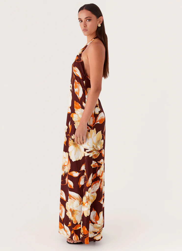 Robe maxi en lin Golden Child