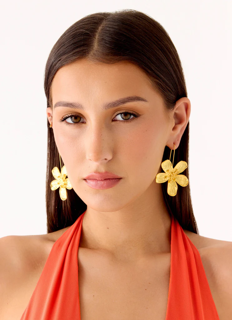 Boucles d'oreilles Botanica Drop - Or