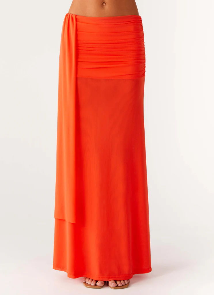 Jupe Maxi Blaze - Rouge Feu