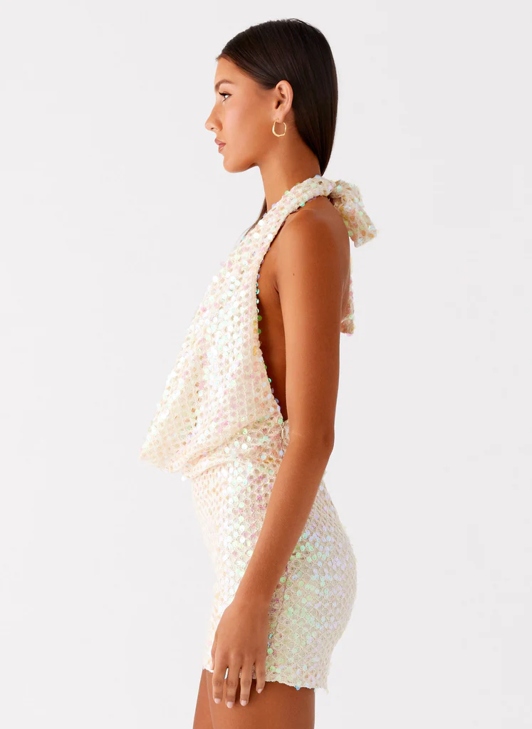 Robe Mini You Make Me Feel - Ivoire