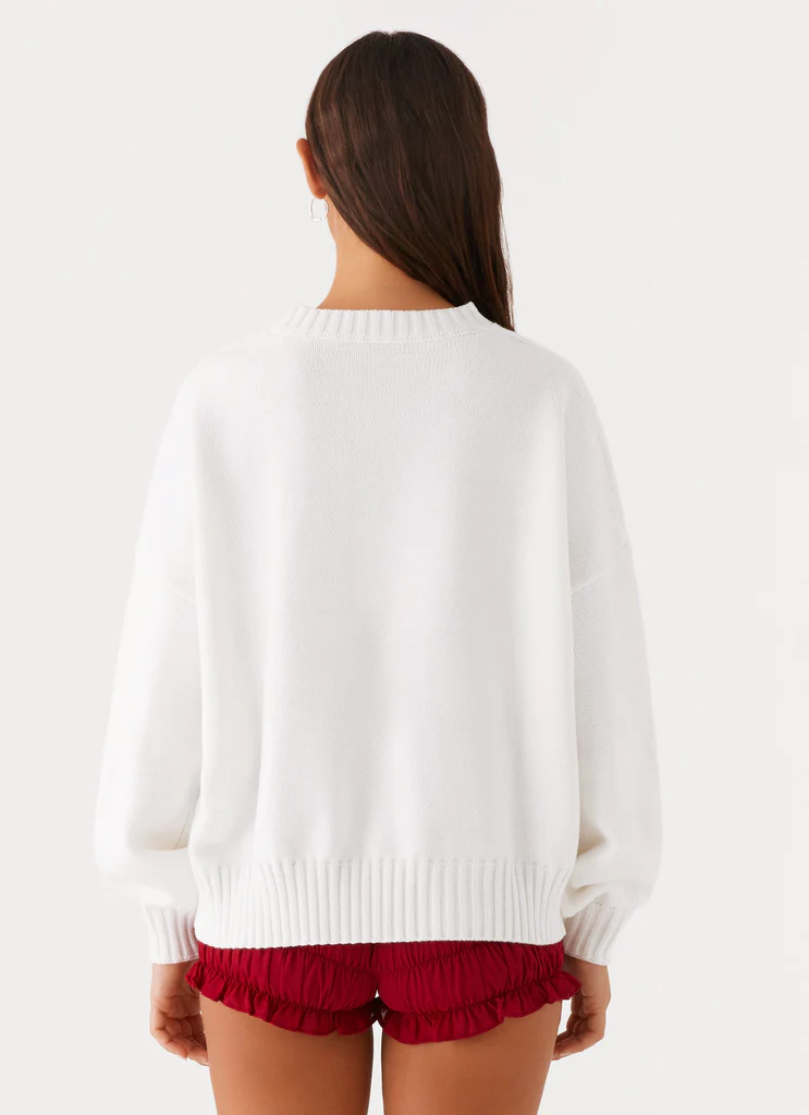 Pull Oversized Autograph - Ivoire
