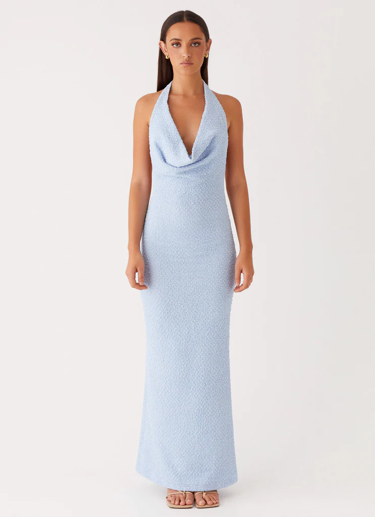 Robe Maxi Anella - Bleu