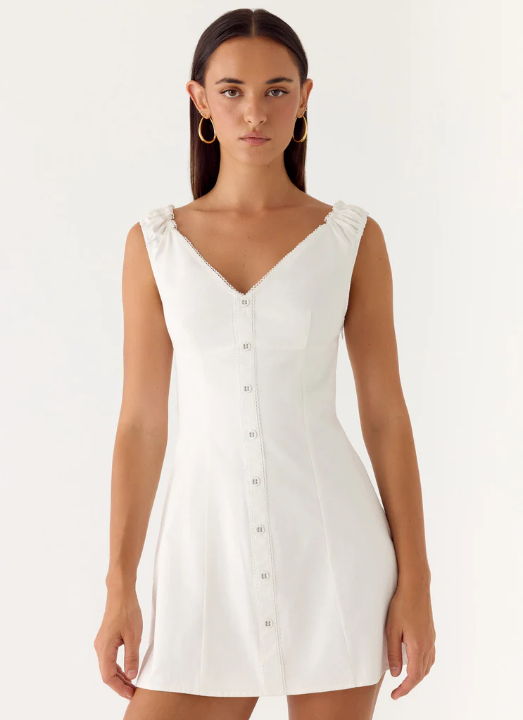 Robe Mini Drift - Blanc