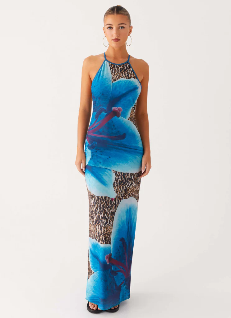 Robe Maxi Sandy Siren - Floral Cheetah