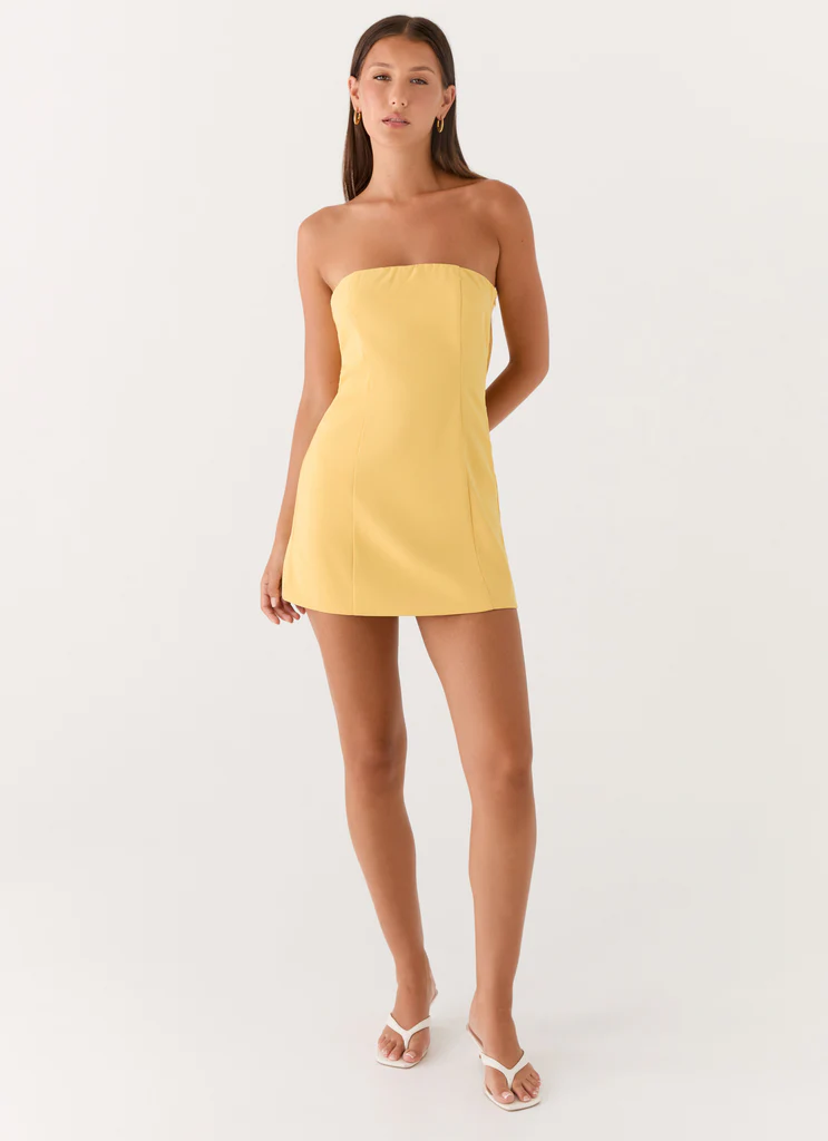 Robe Mini Bow Honey - Jaune