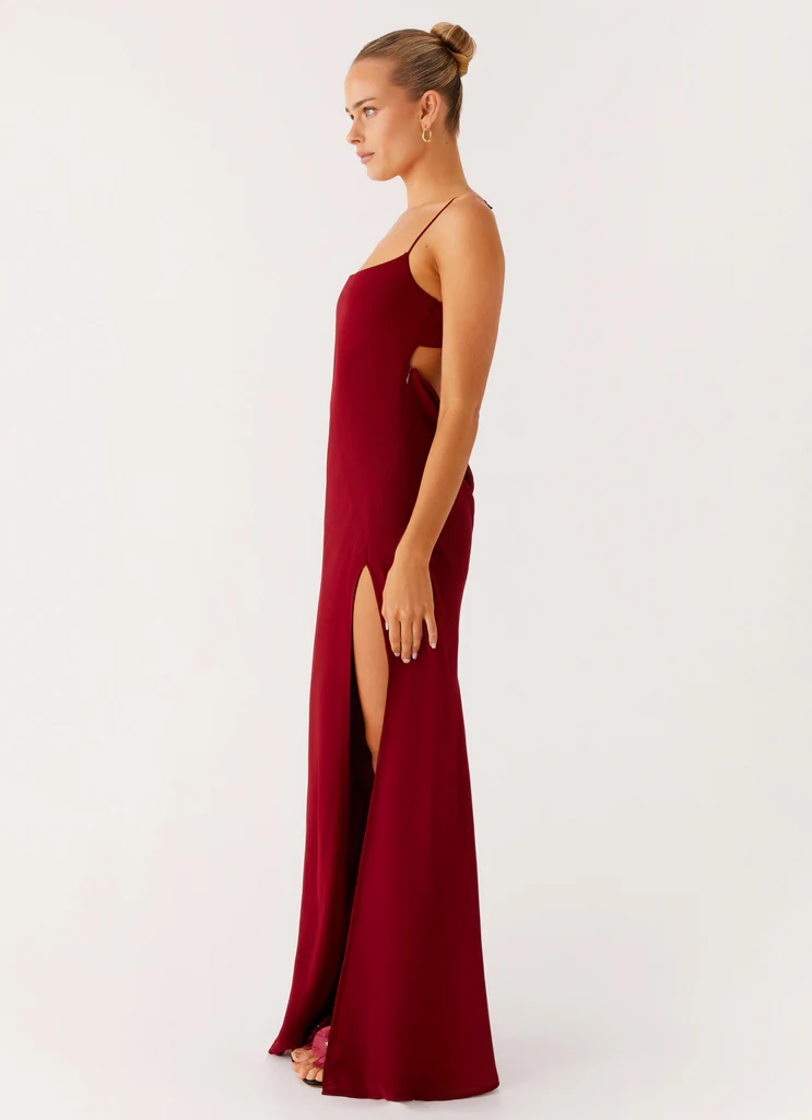 Robe Maxi Alouette – Bourgogne Robe Maxi Alouette - Bourgogne
