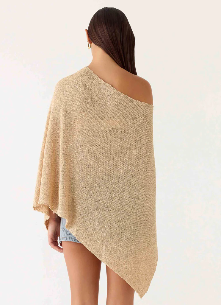 Zaire Infinity Cape Tricot Multimode – Or Éclatant Zaire Infinity Cape Tricot Multimode - Or Éclatant
