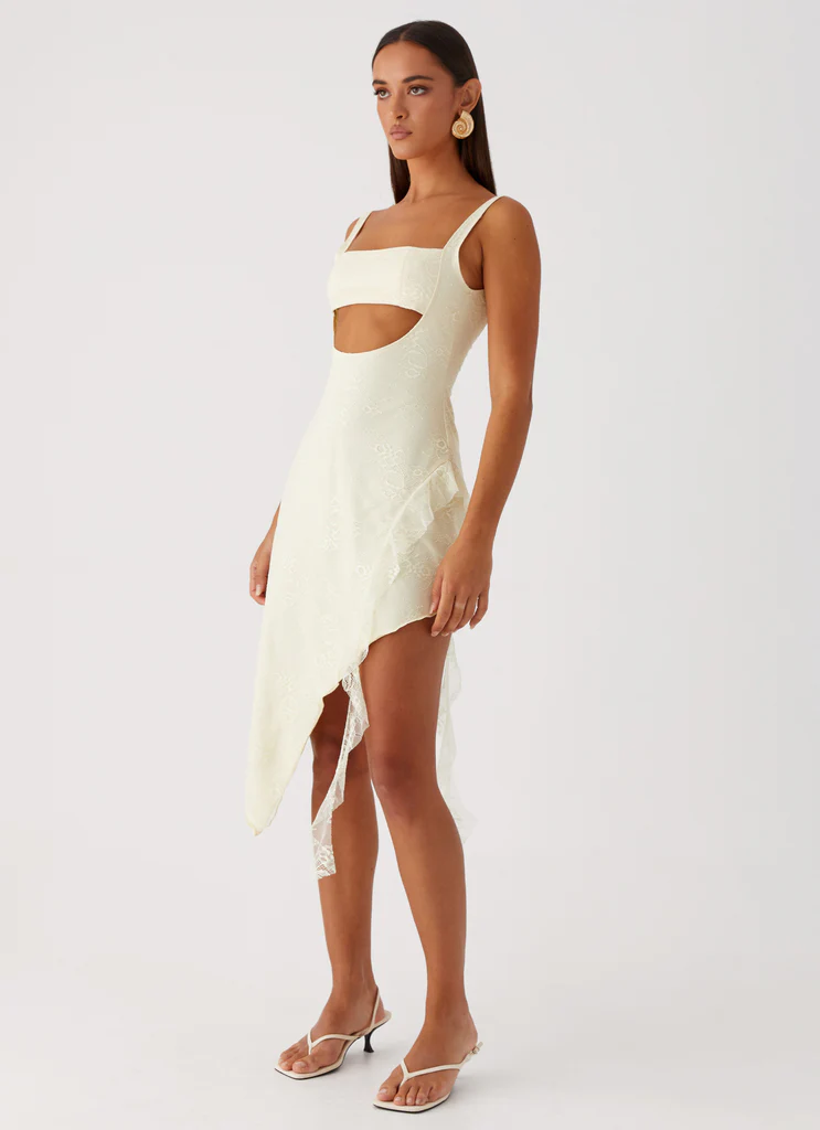 Robe Midi Patricia - Jaune