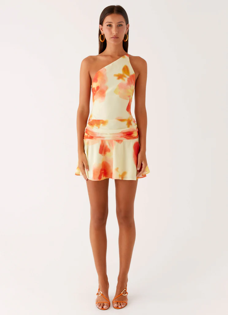 Robe Mini Sans Dos Meah – Fleurs de Mimosa Robe Mini Sans Dos Meah - Fleurs de Mimosa