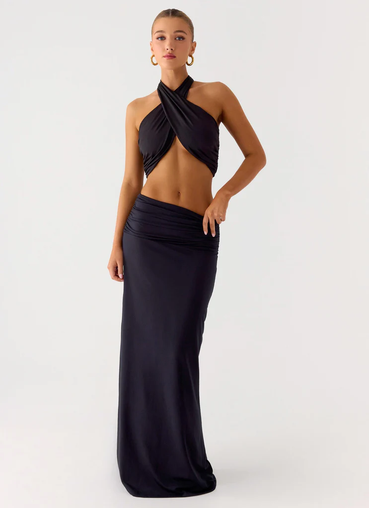 Jupe Maxi Elisabetta - Noir