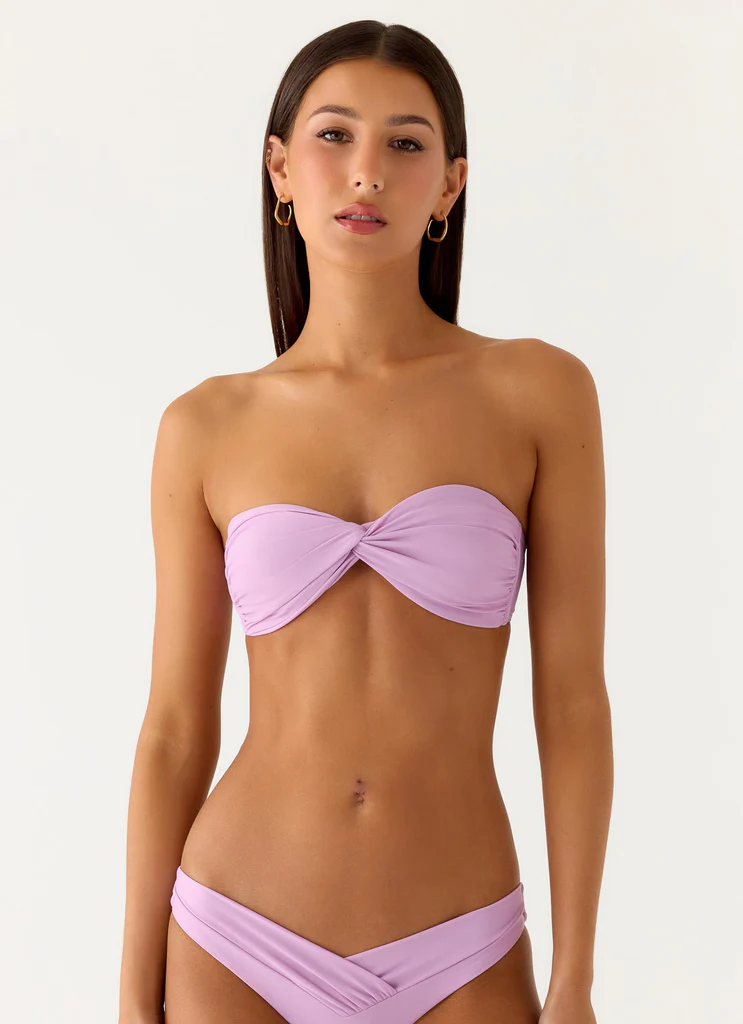 Maillot de bain bandeau Delta - Lavande