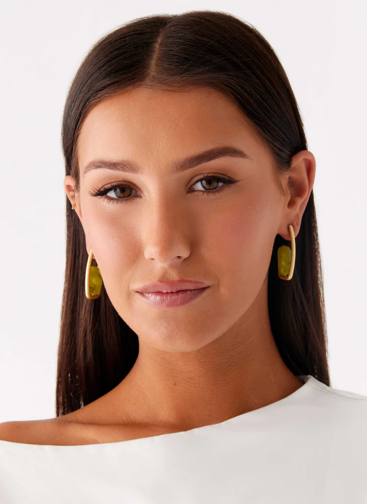 Boucles d'oreilles Cali Shore - Vert
