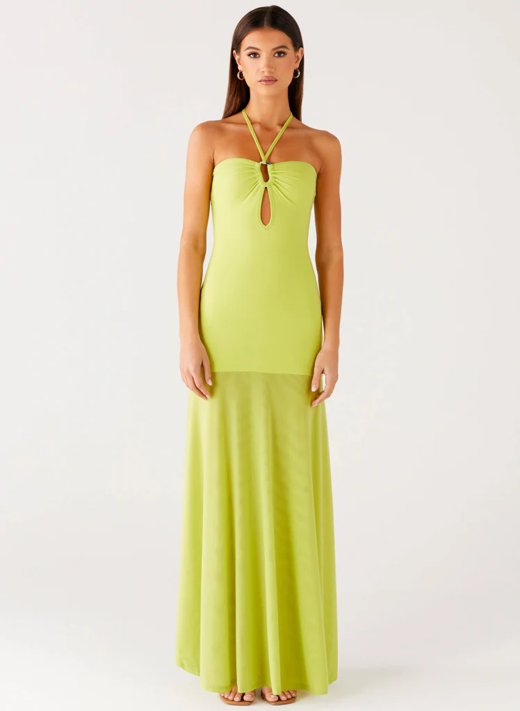 Robe Maxi Claria - Lime