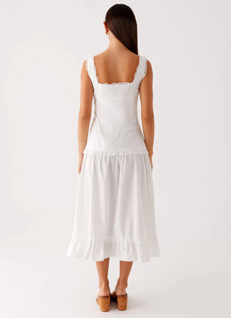 Robe Midi Quinn - Blanc