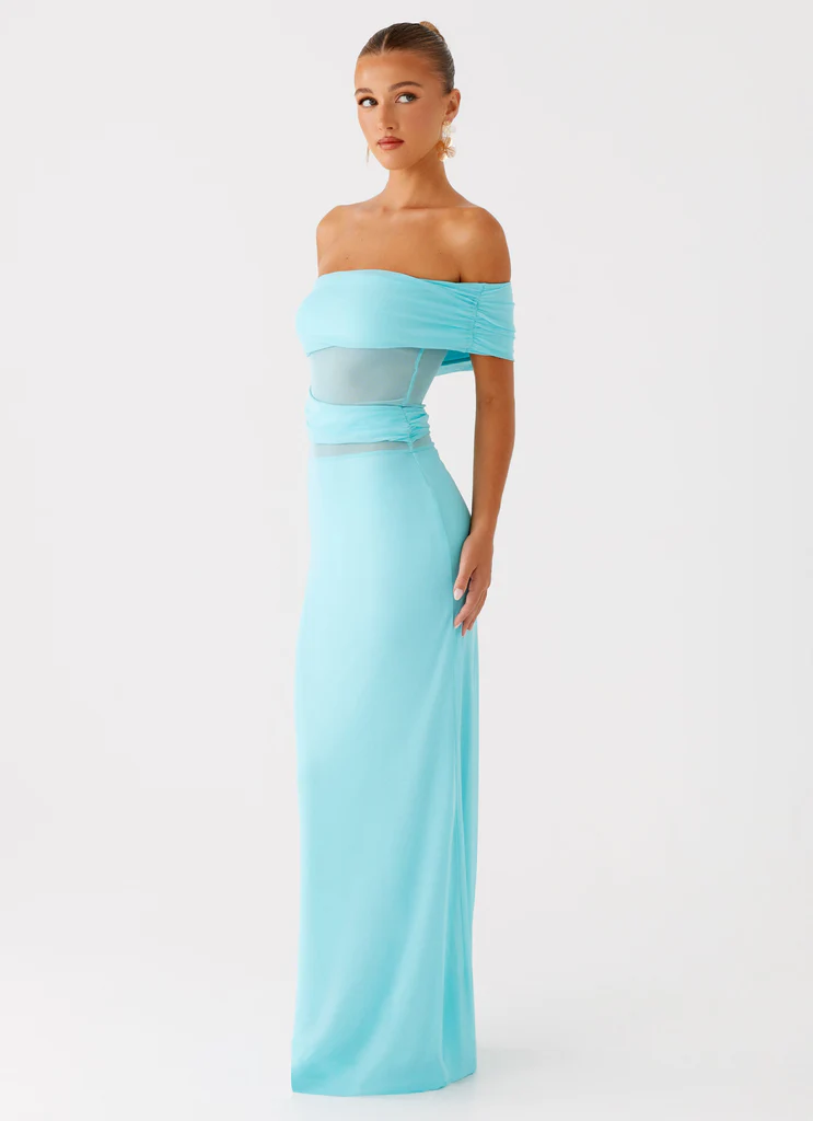 Robe Lumi Maxi - Turquoise