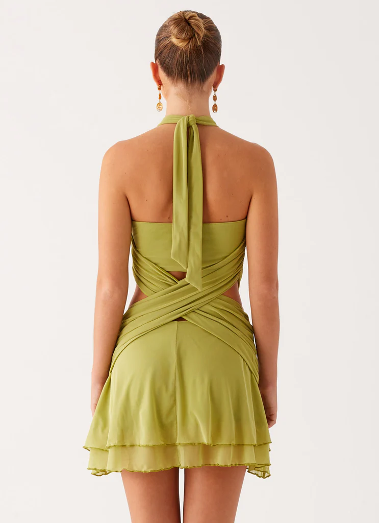 Robe Mini Helsa - Vert