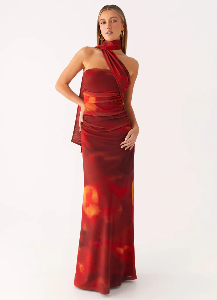 Robe Maxi Songbird – Flou Écarlate Robe Maxi Songbird - Flou Écarlate