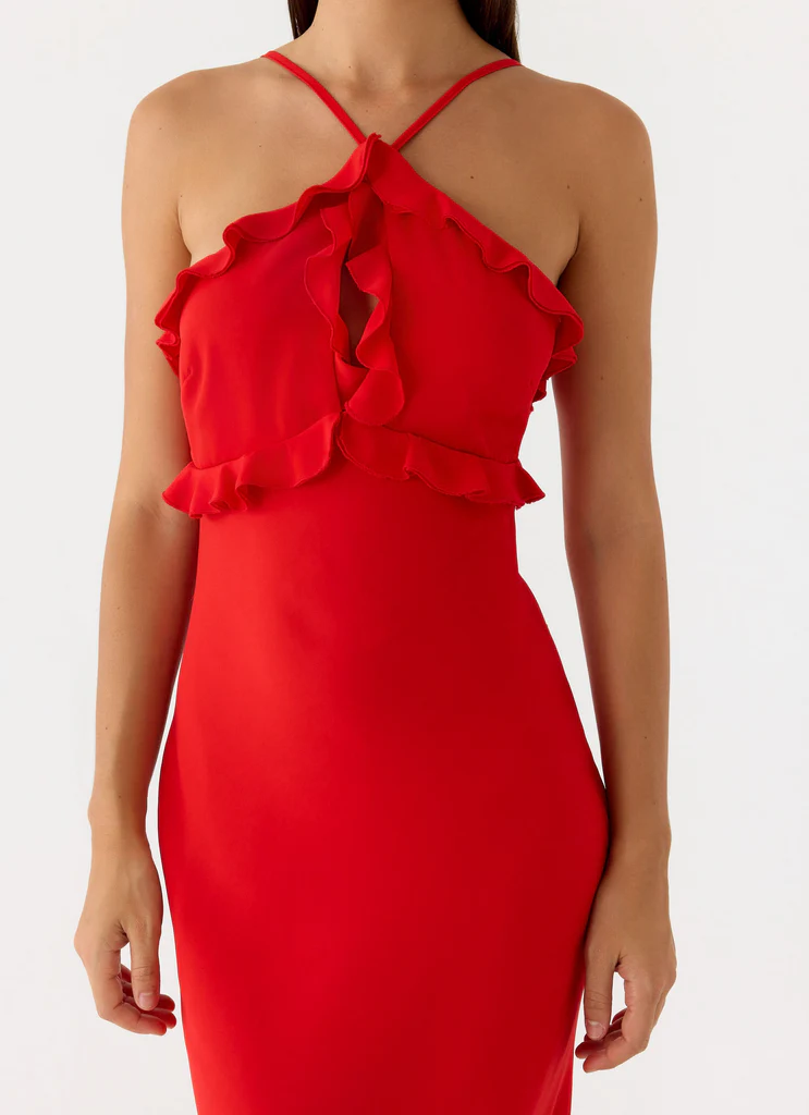 Robe Maxi Trieste - Rouge