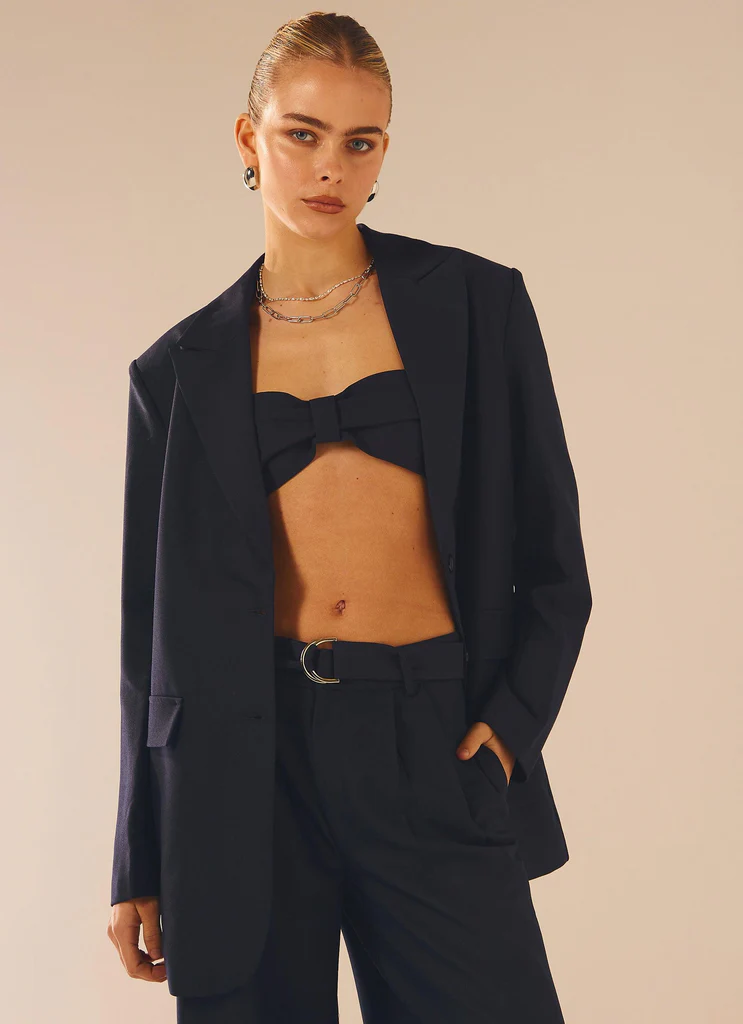 Top Bandeau City Slicker - Encre Navy