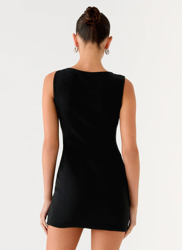 Robe Mini Arviella – Noir Robe Mini Arviella - Noir