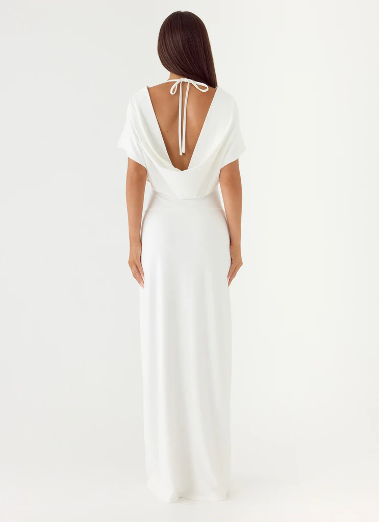 Robe maxi Rare Behaviour - Ivoire