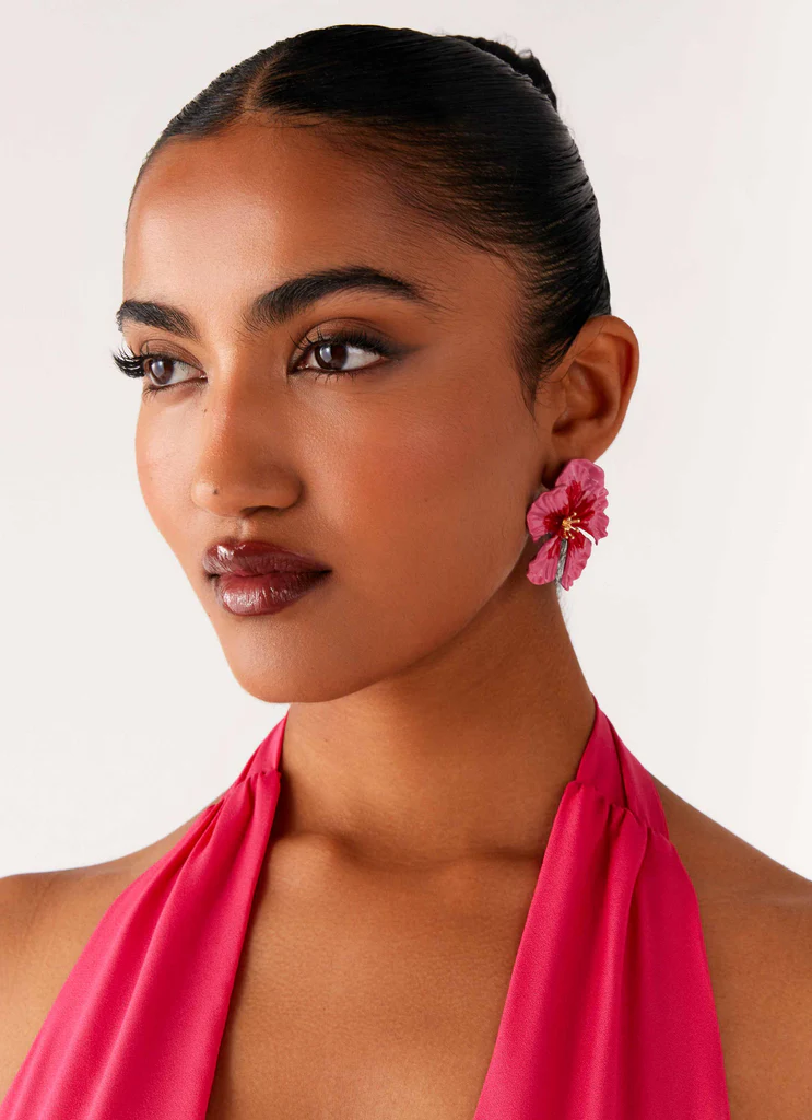 Boucles d'oreilles Mellody - Rose