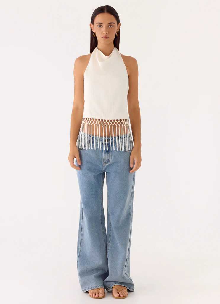 Mania Tassel Top – Ivoire Mania Tassel Top - Ivoire