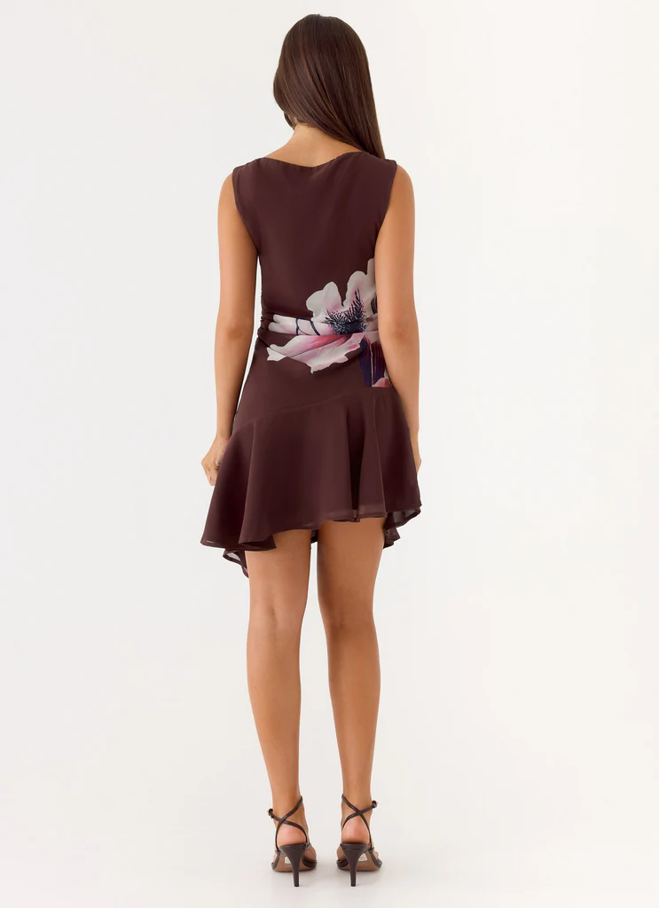 Robe Mini Asymétrique Maris - Velvet Bloom