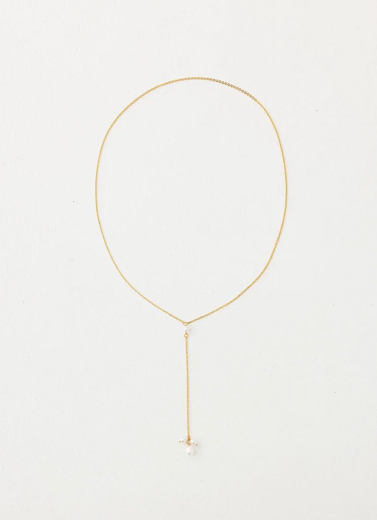 Collier Perle Silhouette - Or