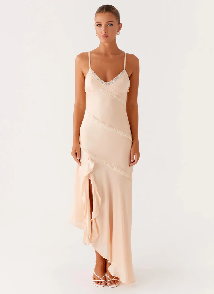 Robe Maxi Solana - Pêche