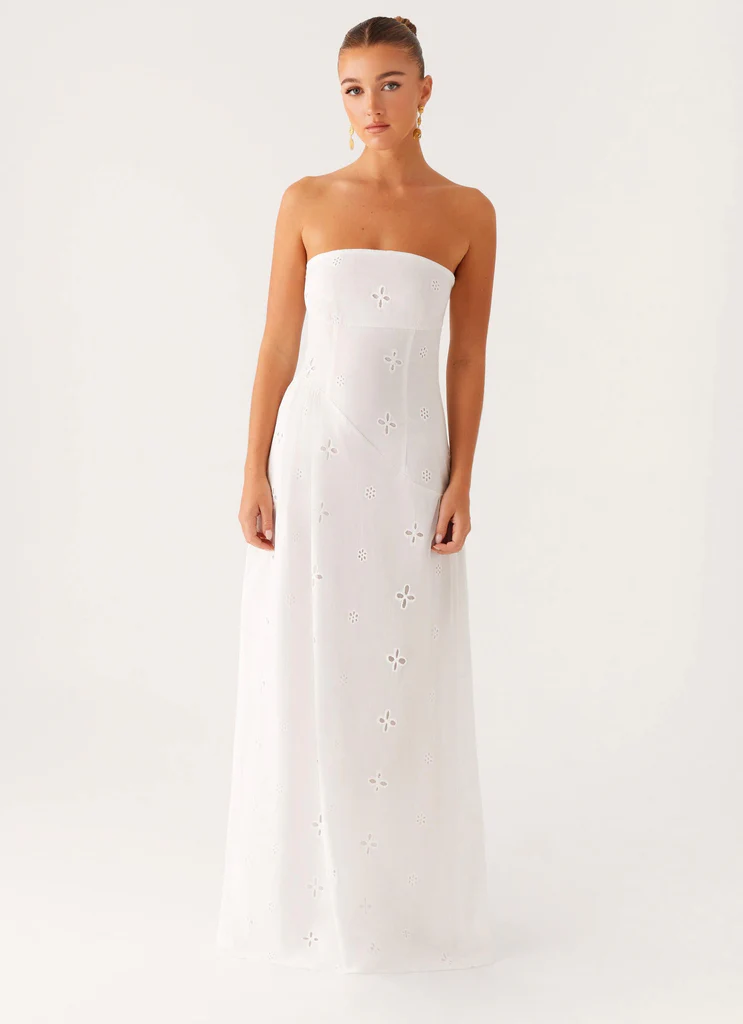 Robe Maxi Sunkissed - Ivoire