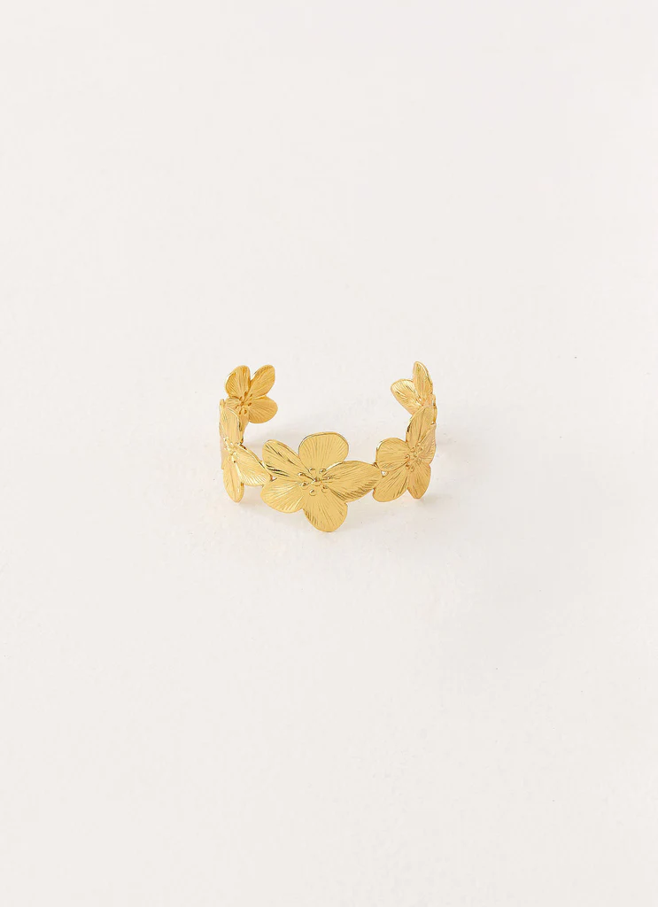 Bracelet Flower Nurture - Or