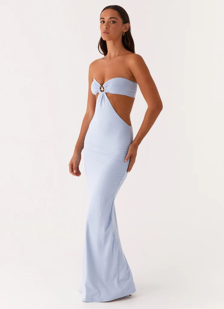 Robe Maxi Tatiana – Bleu Robe Maxi Tatiana - Bleu
