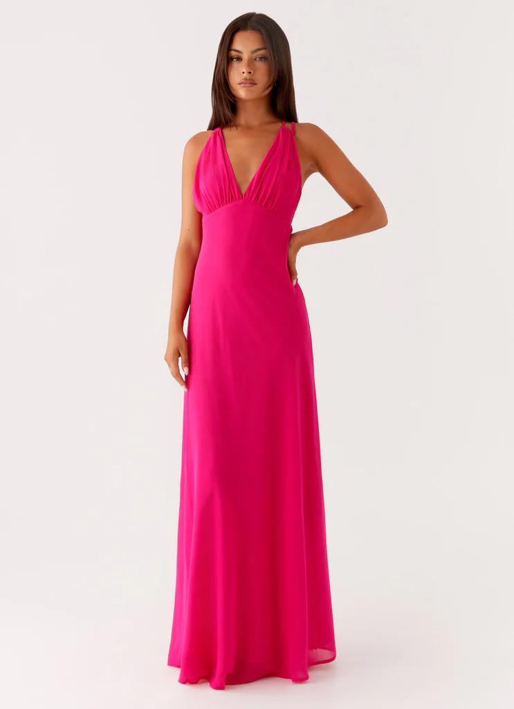 Robe Maxi Kacia - Fuchsia